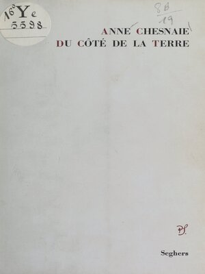 cover image of Du côté de la terre